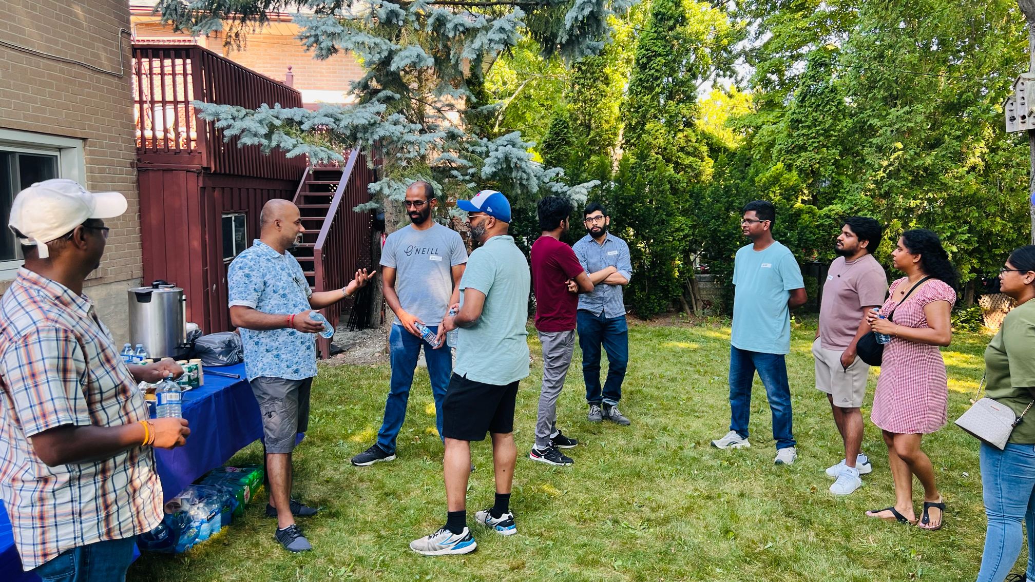 Tamil technology professionals connect during a TechTamil community event.