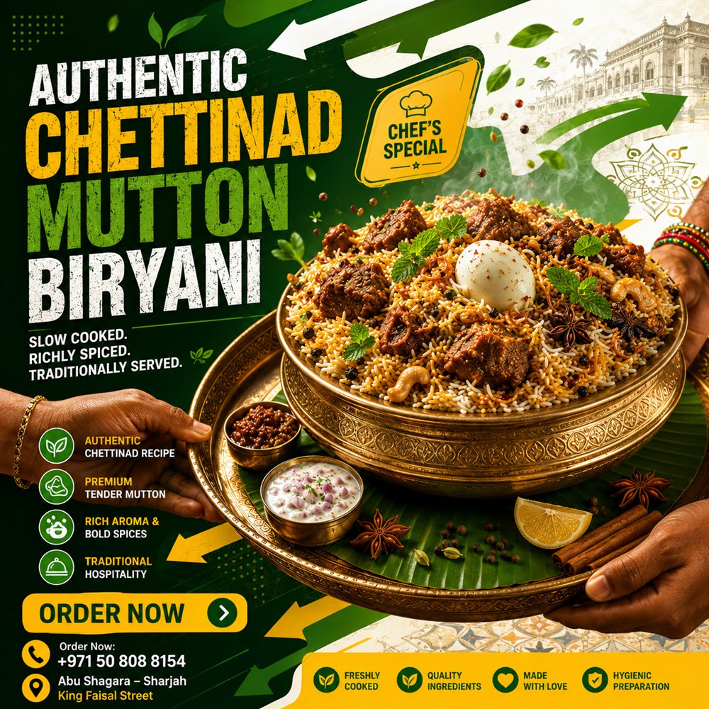 Karaikudi Chettinad Mess – Authentic Tamil Restaurant in Abu Shagara, Sharjah photo 10