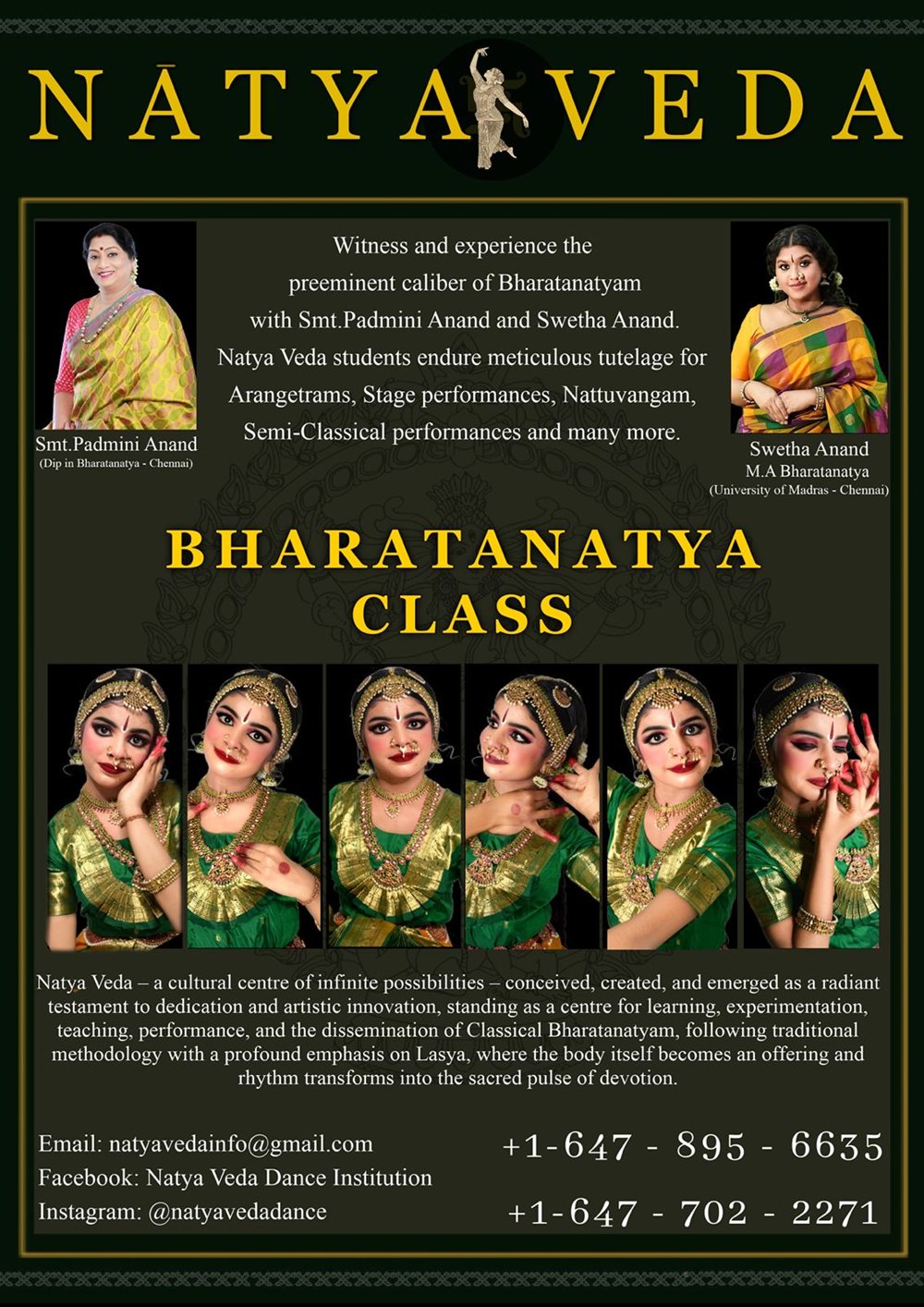 Natya Veda - Bharatanatya Classes photo 1