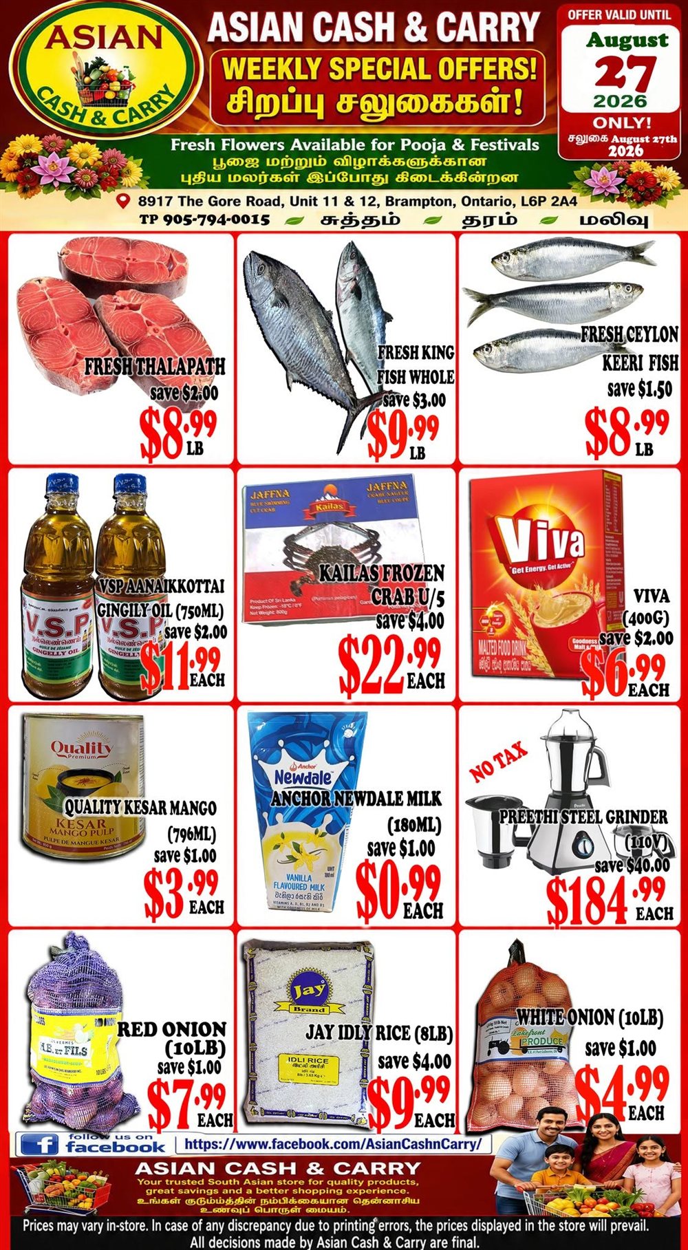 Asian Cash & Carry Weekly Flyer - August 21 - 27, 2026 photo 1