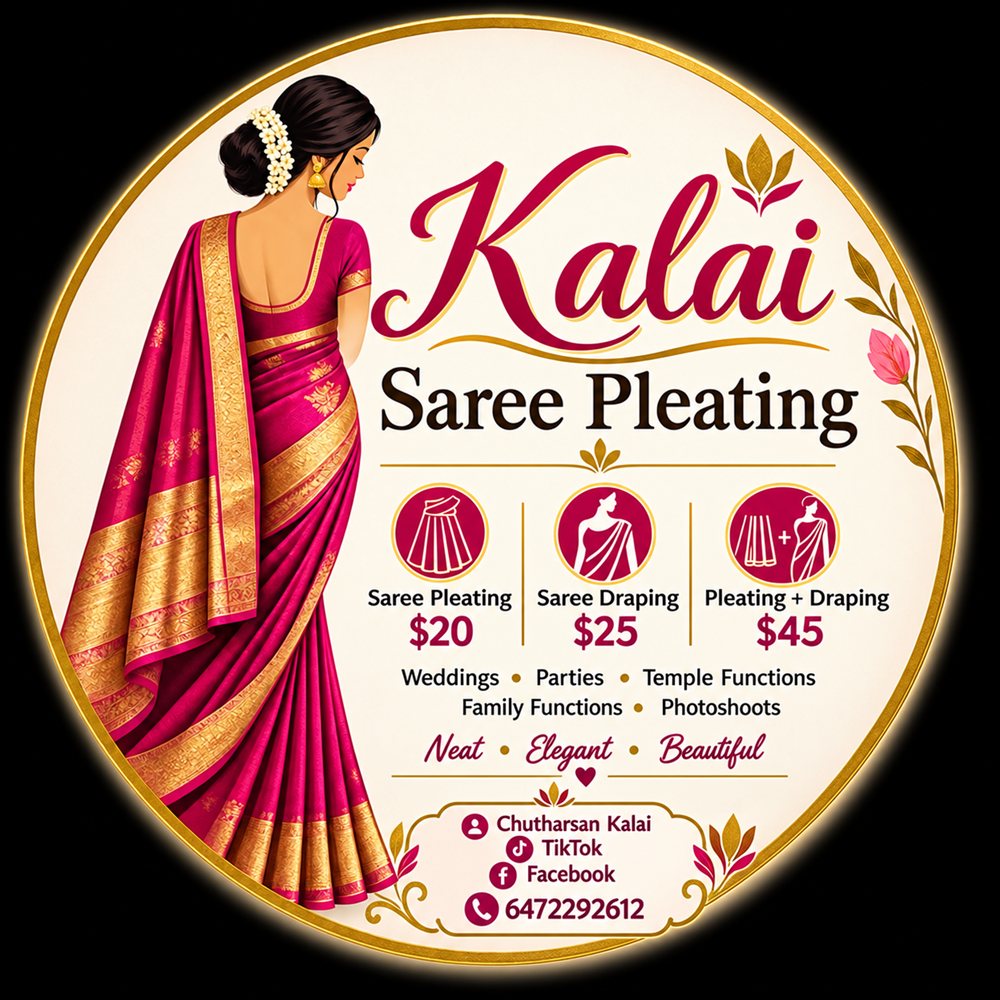 Saree Pleating & Draping in Toronto | Kalai Saree Pleating photo 3