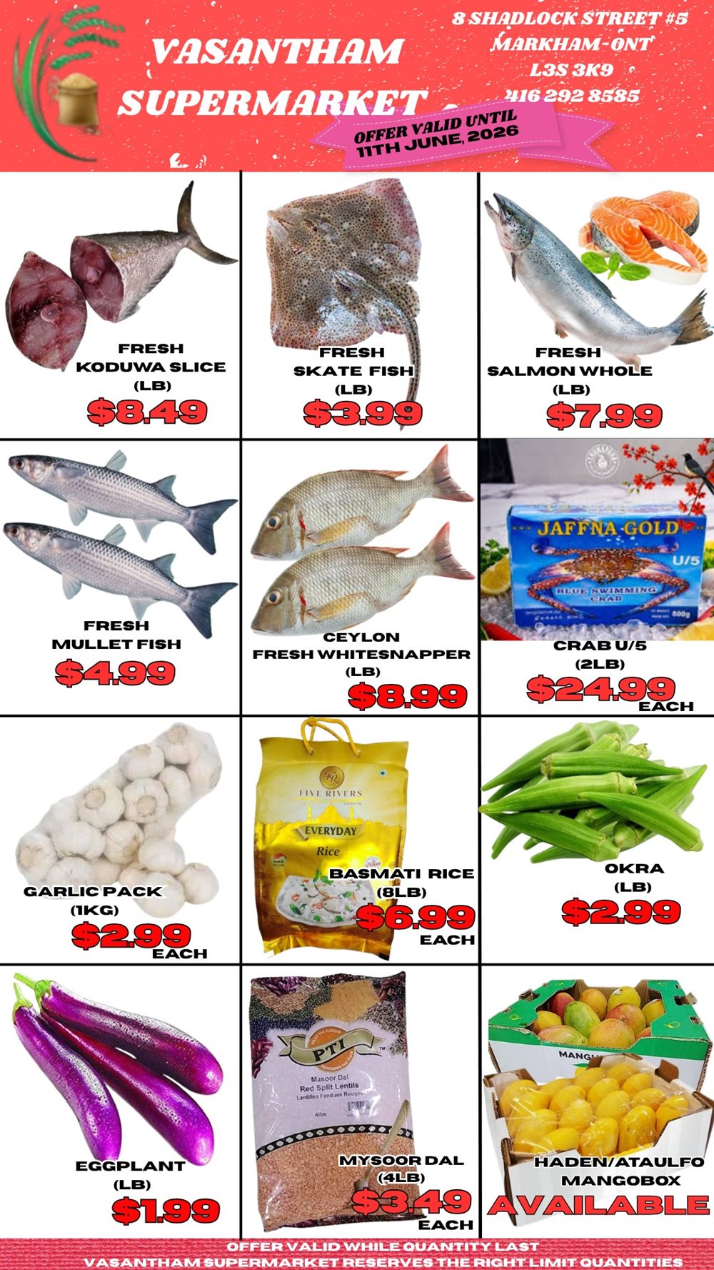 Vasantham Super Market Weekly Flyer photo 1