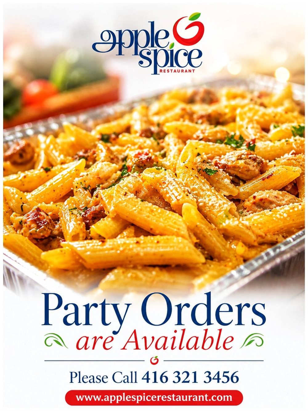 Apple Spice Restaurant: Catering & Party Food Orders in Toronto photo 1