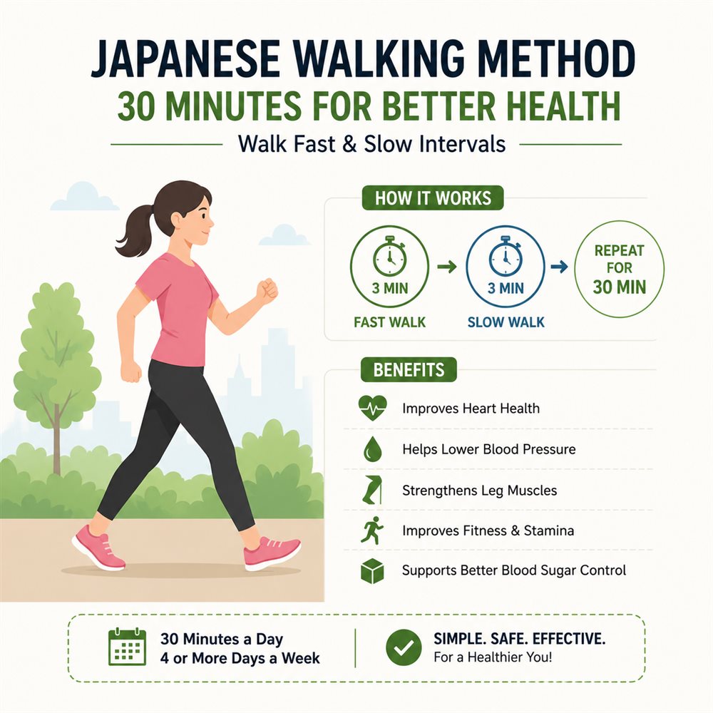 Japanese Walking Method: 30-Minute Walking Trick for Better Health | ஜப்பானிய நடைப்பயிற்சியின் அற்புத நன்மைகள் photo 2