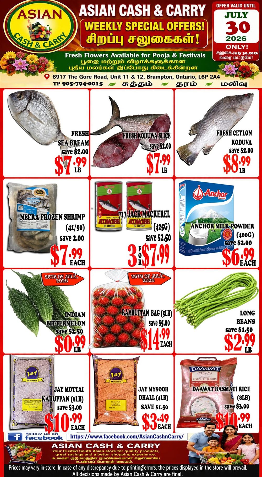 Asian Cash & Carry Weekly Flyer - July 24 - 30, 2026 photo 1