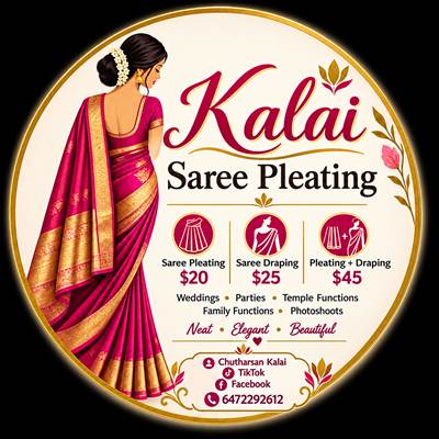 Saree Pleating & Draping in Toronto | Kalai Saree Pleating photo 3