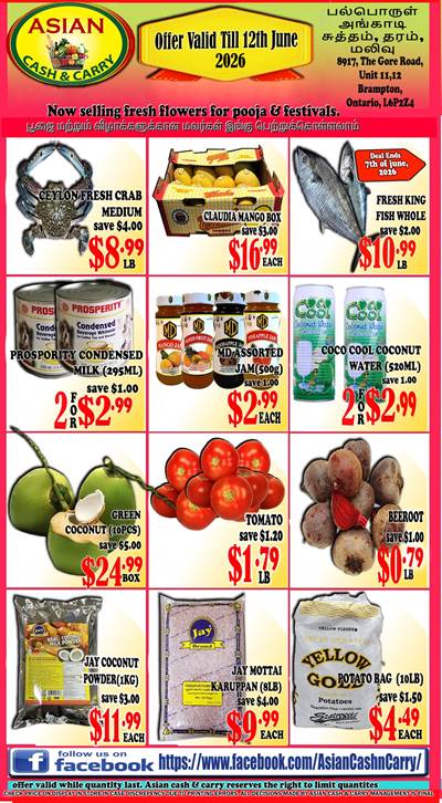 Asian Cash & Carry: Wekly Flyer 5th-11th June 2026