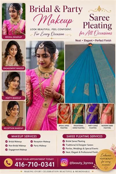 Beauty by Reva | Certified Bridal & Makeup Artist in Scarborough