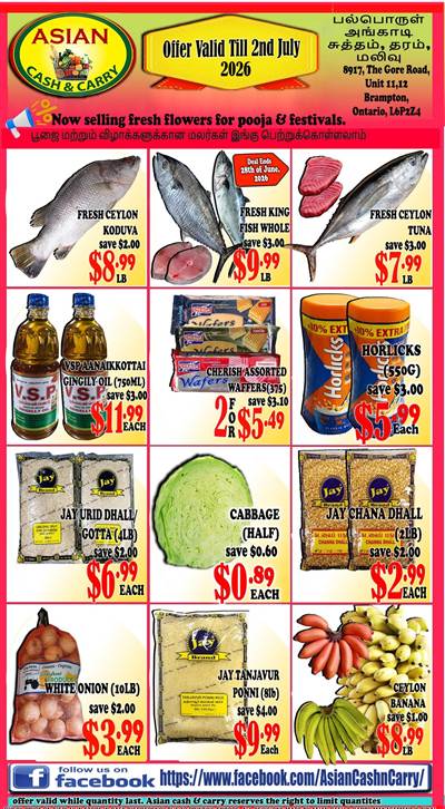 Asian Cash & Carry Weekly Flyer - June 26 - July 2, 2026