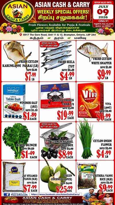 Asian Cash & Carry Weekly Flyer - July 3 - 9, 2026