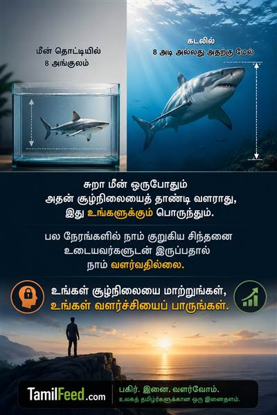 Your Environment Shapes Your Growth | உங்கள் சூழல் உங்கள் வளர்ச்சியை தீர்மானிக்கிறது