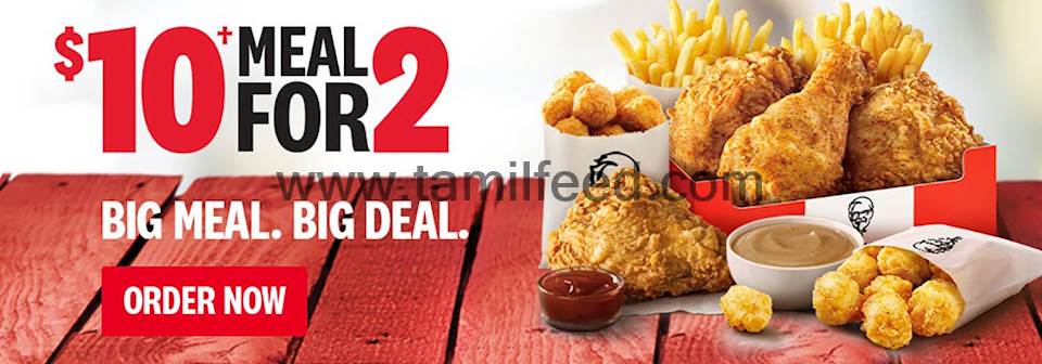 $10 Chicken Meal For Two at KFC Canada